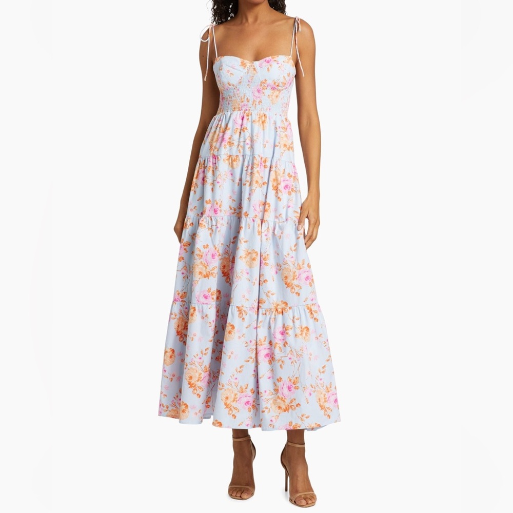 Wayf Rachelle Floral long dress